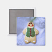 Gingerbread Man Magnet (Vorderseite/Rückseite)