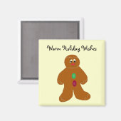 Gingerbread Man Magnet (Vorderseite/Rückseite)