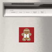 Gingerbread Man Magnet (In Situ (Geschirrspüler))