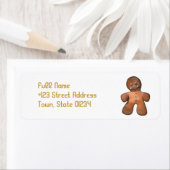 Gingerbread Man Mailing Labels (Insitu)