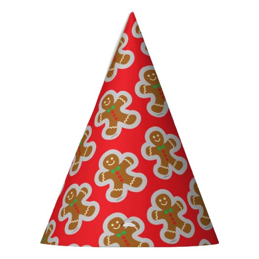 Gingerbread Man Making The Angel In The Snow Partyhütchen (Links)