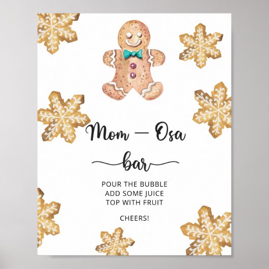 Gingerbread man \ Mama-osa Bar Poster (Vorne)
