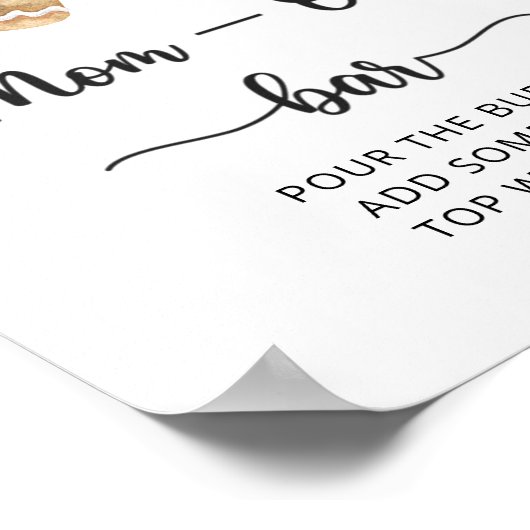 Gingerbread man \ Mama-osa Bar Poster (Ecke)