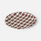 Gingerbread Man Men Cookie Weihnachtsfeier Pappteller (Schrägansicht)