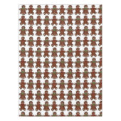 Gingerbread Man Men Lady Weihnachtsfeiertag Tischdecke (Vorderseite)