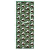 Gingerbread Man- Mint Geschenktüte Für Weinflaschen (Vorderseite)