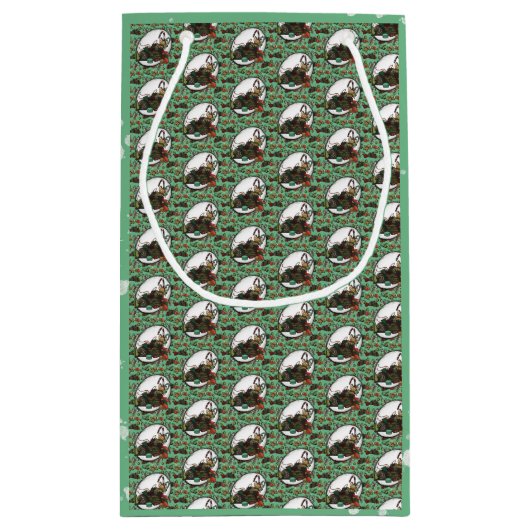 Gingerbread Man- Mint Kleine Geschenktüte (Rückseite)