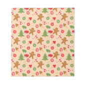 Gingerbread Man Notizblock (Vorderseite)