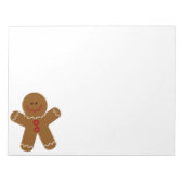 Gingerbread Man Notizblock (Vorderseite)