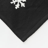 Gingerbread Man Oh Snap Christmas Funny Cookie Bak Fleecedecke (Ecke)