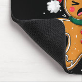 Gingerbread Man Oh Snap Christmas Funny Cookie Bak Mousepad (Ecke)