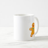 Gingerbread Man Oh Snap Weihnachten Weihnachtsgebä Kaffeetasse (VorderseiteRechts)