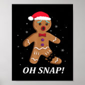 Gingerbread Man Oh Snap Weihnachtskochtopf Kostüm Poster (Vorne)