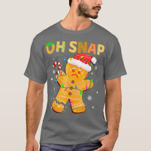 Gingerbread Man Oh Snap Weihnachtskochtopf Kostüm  T-Shirt