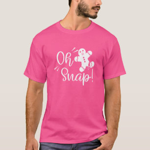 Gingerbread Man Oh Snap Weihnachtskochtopf Kostüm  T-Shirt