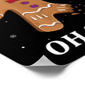 Gingerbread Man Oh Snap Weihnachtsplätzchen-Kostüm Poster (Ecke)