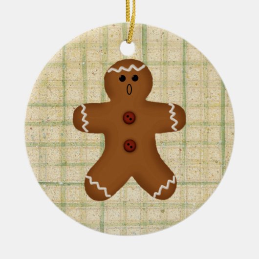 Gingerbread Man Ornament (Vorne)
