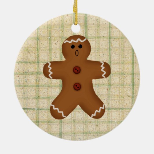 Gingerbread Man Ornament (Hinten)