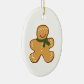 Gingerbread Man Painting Keramik Ornament (Rechts)