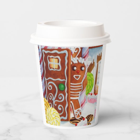 GINGERBREAD MAN Paper Cups Pappbecher (Rückseite)