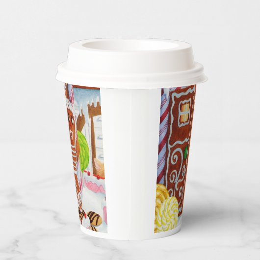 GINGERBREAD MAN Paper Cups Pappbecher (Rechts)