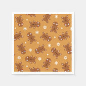 Gingerbread Man Paper Napkin Serviette (Vorderseite)