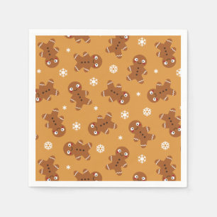 Gingerbread Man Paper Napkin Serviette