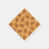 Gingerbread Man Paper Napkin Serviette (Ecke)