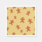 Gingerbread Man Pattern Serviette (Vorderseite)