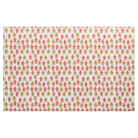 Gingerbread Man Pattern Stoff (Yard (91,4 cm))