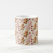 Gingerbread Man Peppermint Cookies Kaffeetasse (Mittel)