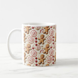 Gingerbread Man Peppermint Cookies Kaffeetasse