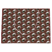 Gingerbread Man- Peppermint Große Geschenktüte (Vorderseite)