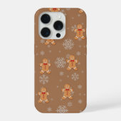 Gingerbread Man Phone Case – Cute Christmas Design iPhone Hülle (Rückseite)