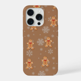 Gingerbread Man Phone Case – Cute Christmas Design iPhone 15 Pro Hülle