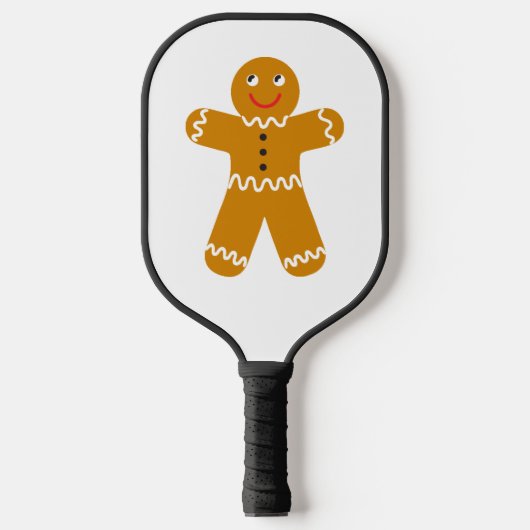 Gingerbread Man Pickleball Schläger (Vorderseite)