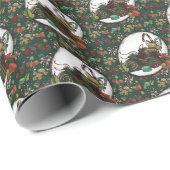 Gingerbread Man: Pine Geschenkpapier (Rolleneckpunkt)