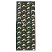 Gingerbread Man: Pine Geschenktüte Für Weinflaschen (Rückseite)