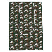 Gingerbread Man: Pine Mittlere Geschenktüte (Rückseite)