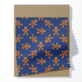 Gingerbread Man Polka Dot an Weihnachten der Marin Stoff