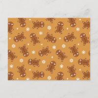 Gingerbread Man Postcard