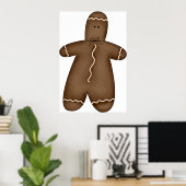 Gingerbread Man Poster (Heimbüro)