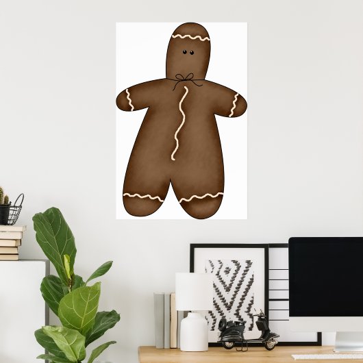 Gingerbread Man Poster (Heimbüro)