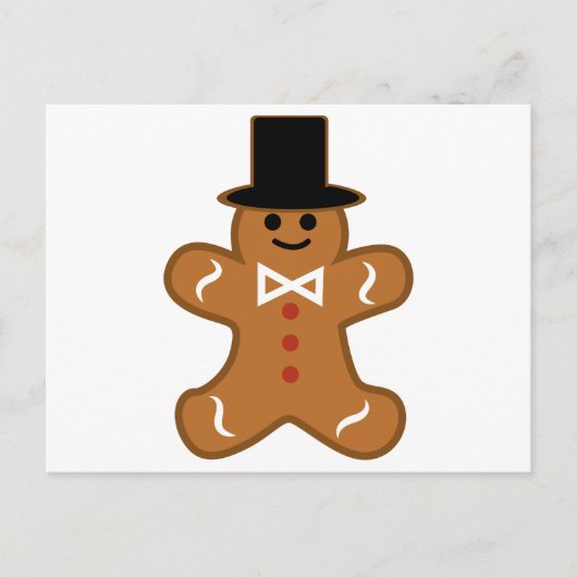 Gingerbread Man Postkarte (Vorderseite)