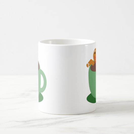 Gingerbread Man Relaxen Kakao Kaffeetasse (Mittel)