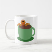 Gingerbread Man Relaxen Kakao Kaffeetasse (Links)