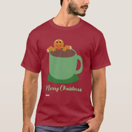 Gingerbread Man Relaxen Kakao Urlaub Spaß T-Shirt