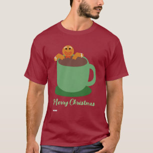 Gingerbread Man Relaxen Kakao Urlaub Spaß T-Shirt