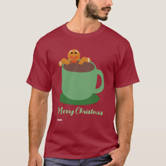 Gingerbread Man Relaxen Kakao Urlaub Spaß T-Shirt