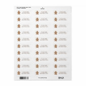 Gingerbread Man Return Address (Vorne)